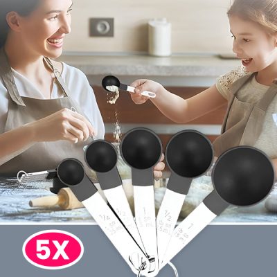Juego de 5 cucharas de medición | MEASURECUPS
