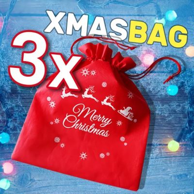 3x Bolsas de regalo de Navidad | XMASBAGS