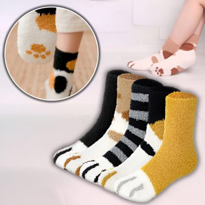 Calcetines de huella de gato (3 uds) | GATOSOCKS