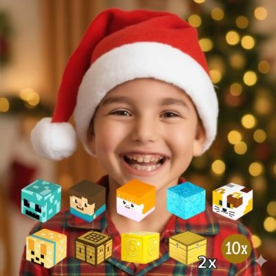 10x bloques adicionales para MAGCRAFTI + sombrero festivo GRATIS | XMASHATMAGBLOCKS