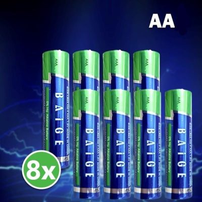 8 pilas AA