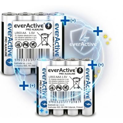 Juego de pilas AA y AAA