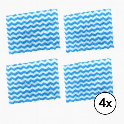 4 paños secos para barrer