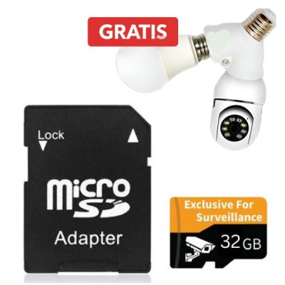 Tarjeta microSD de 32 GB + divisor E27 GRATIS